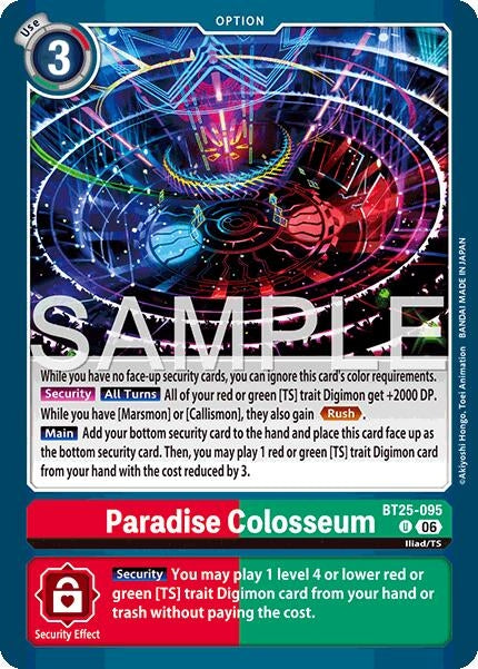 Image for Paradise Colosseum [BT25-095 U] - Digimon Card Game