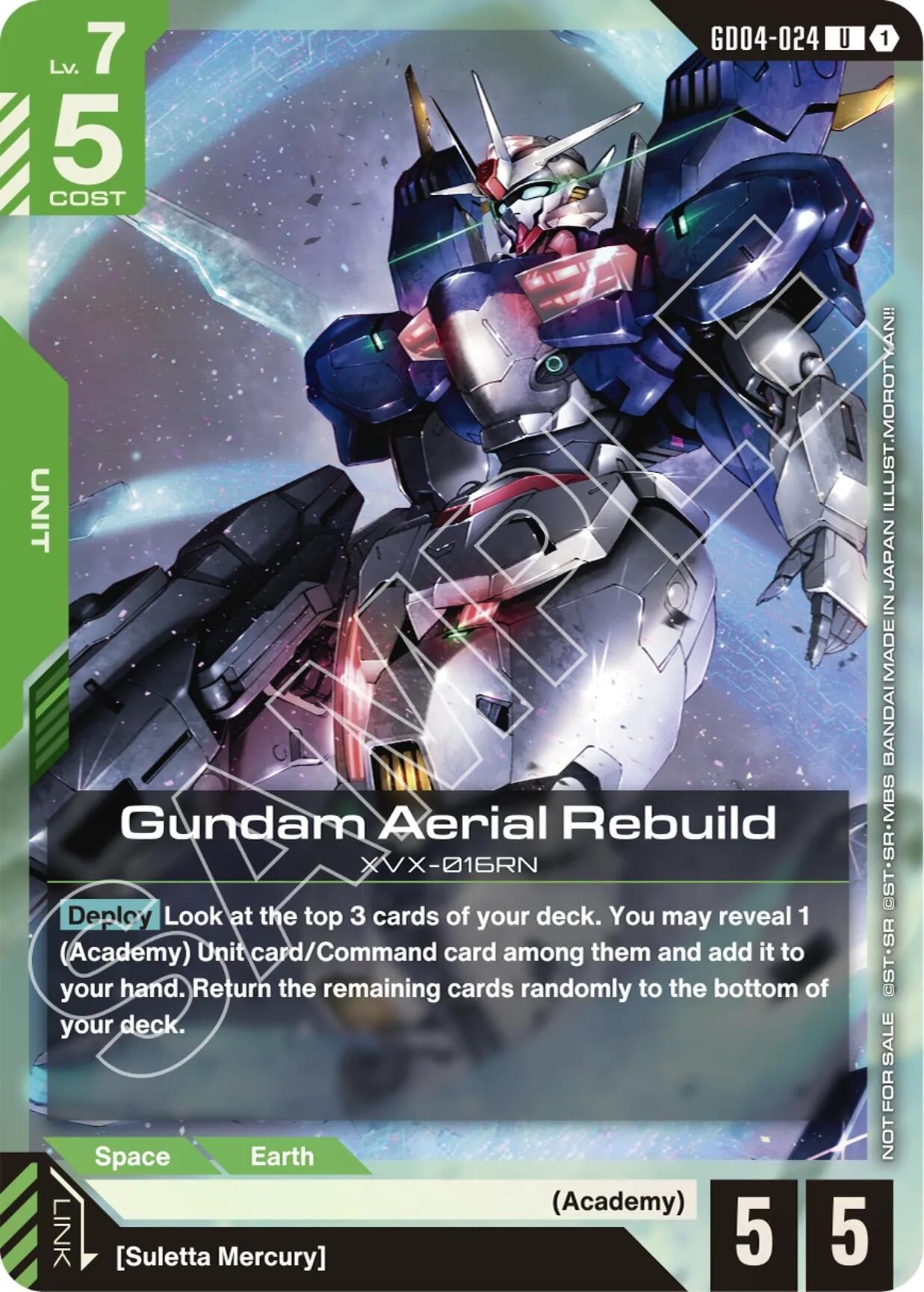 Image for Gundam Aerial Rebuild (GD04 Release Event) [GD04-024] - Gundam Card Game