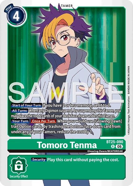 Image for Tomoro Tenma [BT25-090 R] - Digimon Card Game