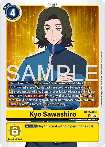 Image for Kyo Sawashiro [BT25-088 R] - Digimon Card Game