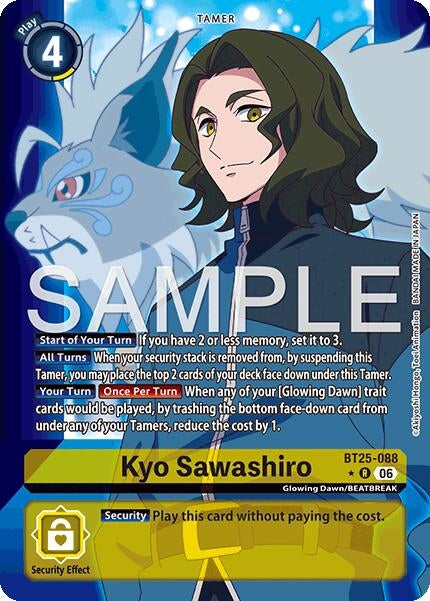 Image for Kyo Sawashiro (Alternate Art) [BT25-088 R] - Digimon Card Game