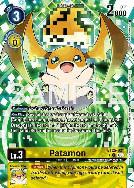 Image for Patamon (Full Art) [BT25-031 U] - Digimon Card Game