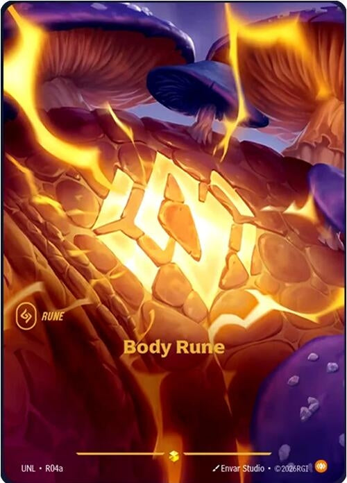 Image for Body Rune (Alternate Art) [R04a] - Riftbound: League of Legends Trading Card Game