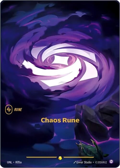 Image for Chaos Rune (Alternate Art) [R05a] - Riftbound: League of Legends Trading Card Game