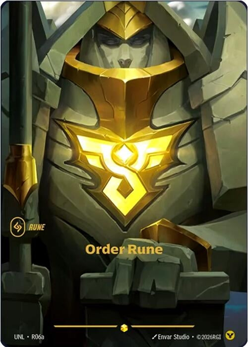 Image for Order Rune (Alternate Art) [R06a] - Riftbound: League of Legends Trading Card Game