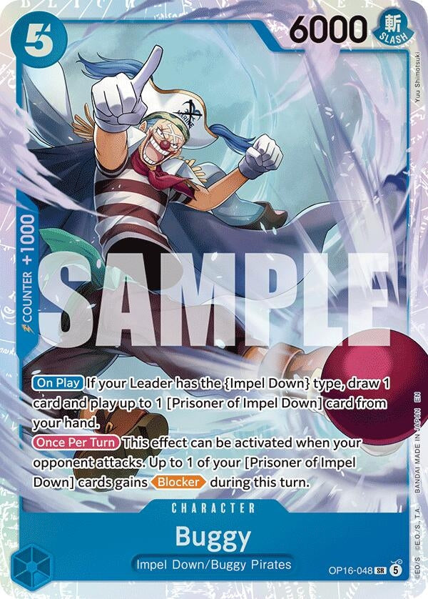 Image for Buggy (048) [OP16-048] - One Piece Card Game