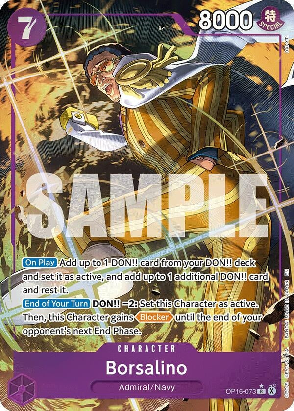 Image for Borsalino (Alternate Art) [OP16-073] - One Piece Card Game