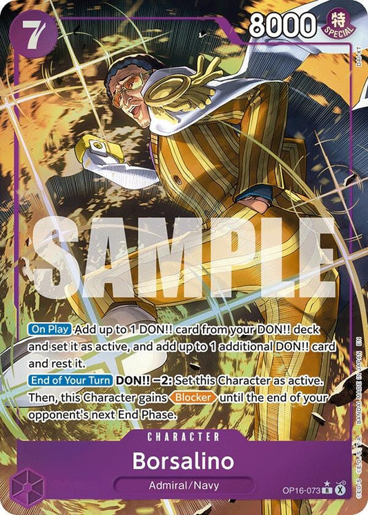 Image for Borsalino (Alternate Art) [OP16-073] - One Piece Card Game