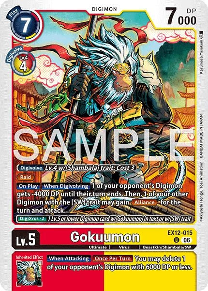 Image for Gokuumon [EX12-015 U] - Digimon Card Game