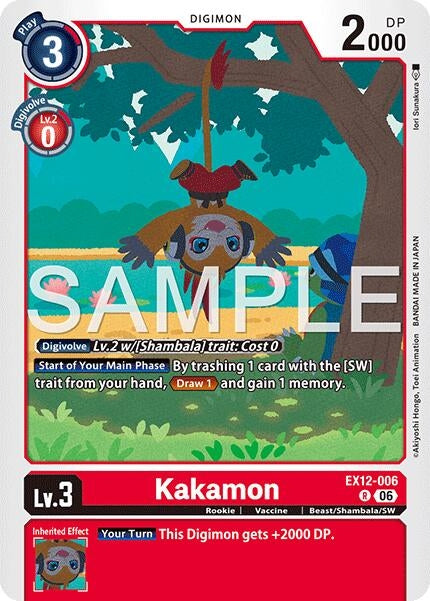 Image for Kakamon [EX12-006 R] - Digimon Card Game
