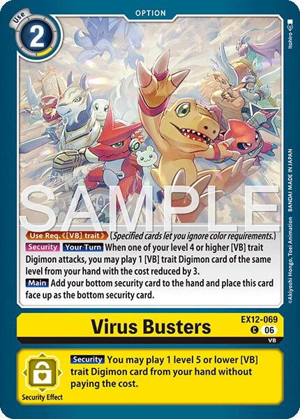 Image for Virus Busters [EX12-069 C] - Digimon Card Game