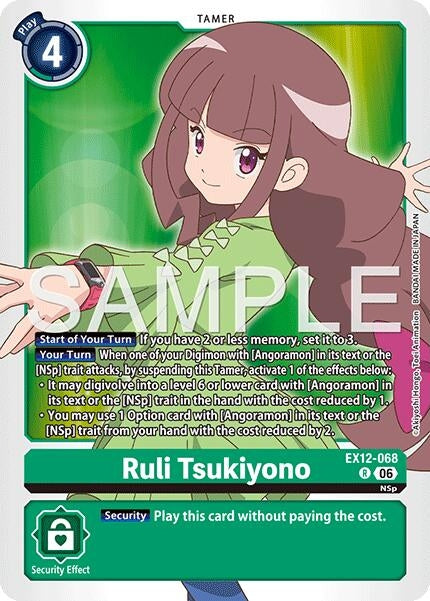 Image for Ruli Tsukiyono [EX12-068 R] - Digimon Card Game