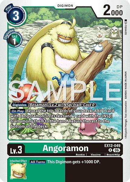 Image for Angoramon [EX12-049 R] - Digimon Card Game