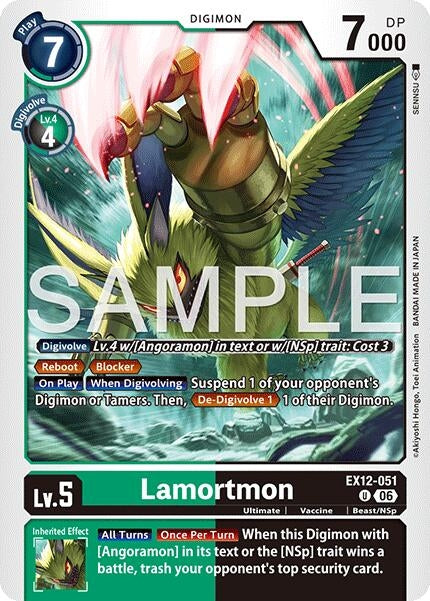 Image for Lamortmon [EX12-051 U] - Digimon Card Game