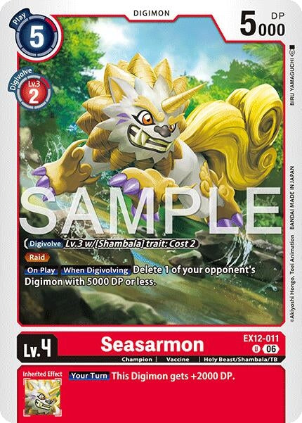 Image for Seasarmon [EX12-011 U] - Digimon Card Game