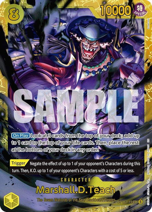 Image for Marshall.D.Teach (119) [OP16-119] - One Piece Card Game