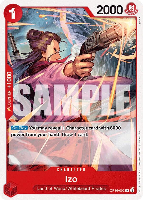 Image for Izo [OP16-002] - One Piece Card Game