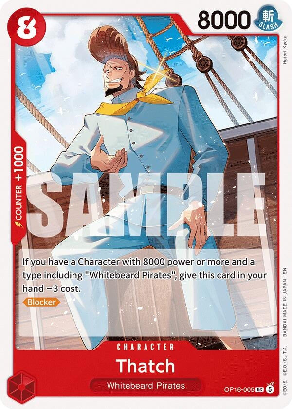 Image for Thatch [OP16-005] - One Piece Card Game