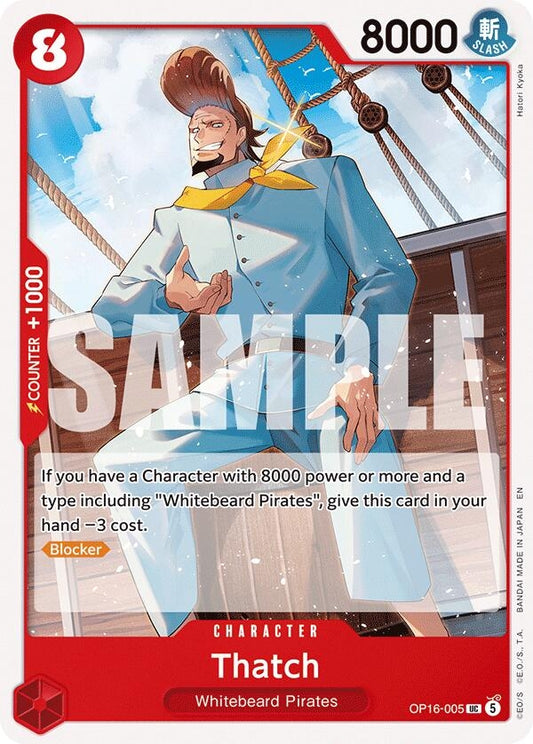 Image for Thatch [OP16-005] - One Piece Card Game