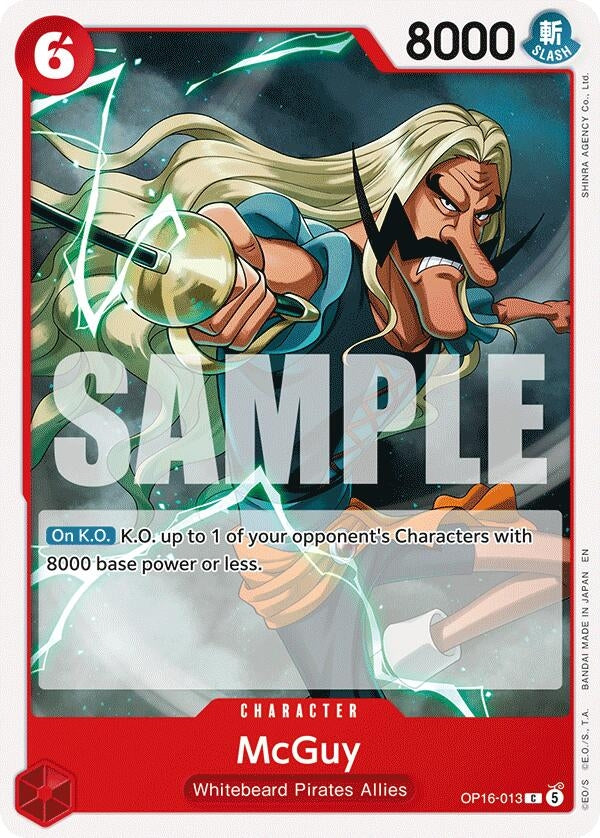 Image for McGuy [OP16-013] - One Piece Card Game