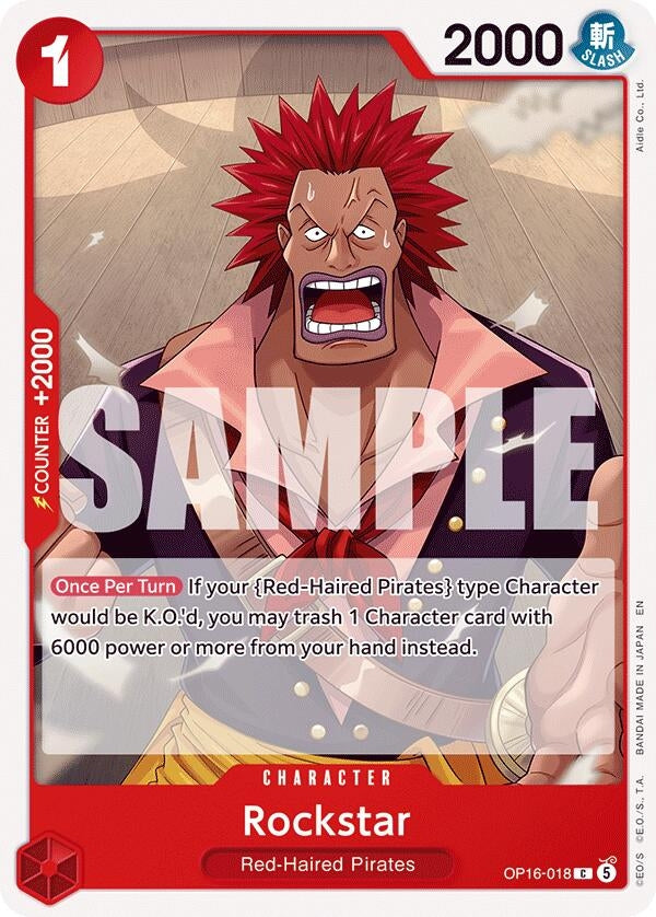 Image for Rockstar [OP16-018] - One Piece Card Game