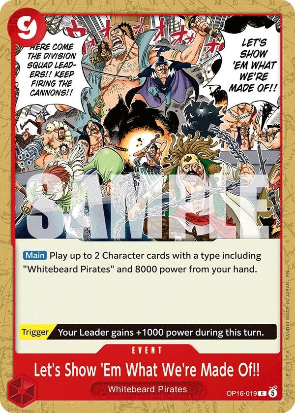 Image for Let's Show 'Em What We're Made Of!! [OP16-019] - One Piece Card Game