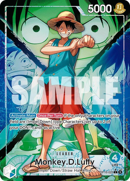 Image for Monkey.D.Luffy (022) (Alternate Art) [OP16-022] - One Piece Card Game