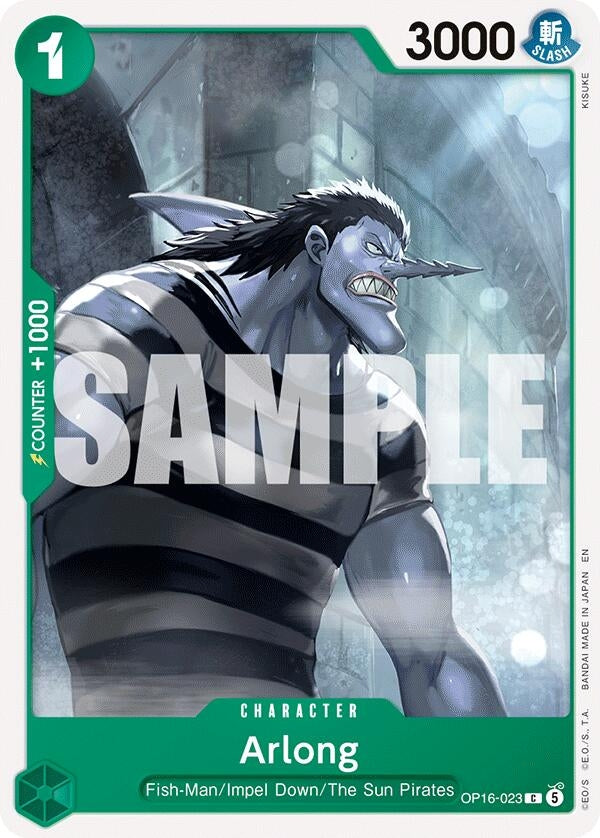 Image for Arlong [OP16-023] - One Piece Card Game