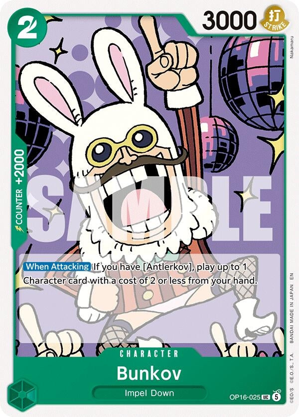 Image for Bunkov [OP16-025] - One Piece Card Game
