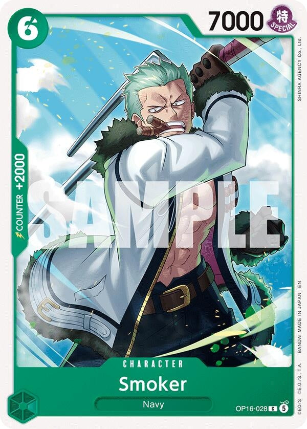 Image for Smoker [OP16-028] - One Piece Card Game