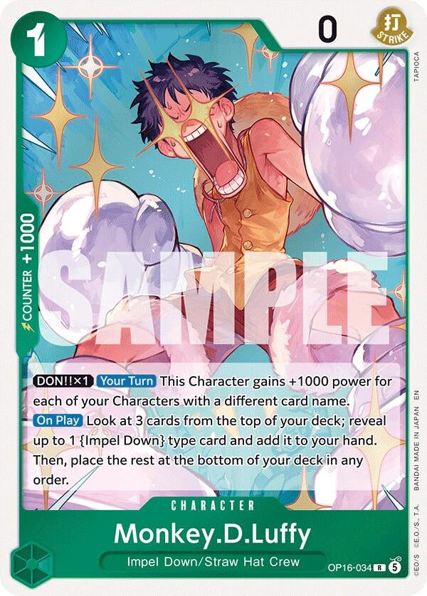 Image for Monkey.D.Luffy (034) [OP16-034] - One Piece Card Game