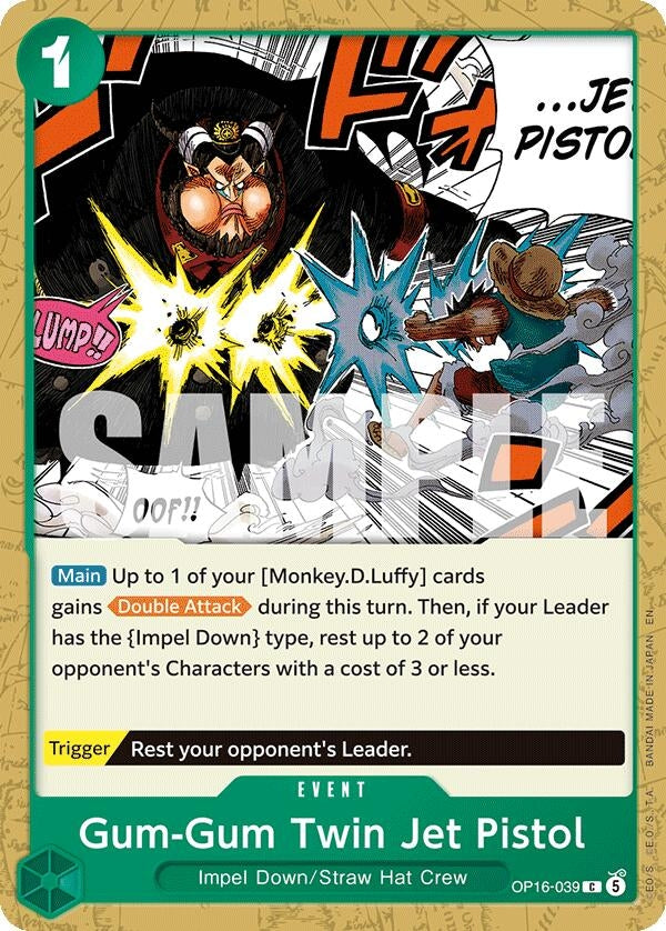 Image for Gum-Gum Twin Jet Pistol [OP16-039] - One Piece Card Game
