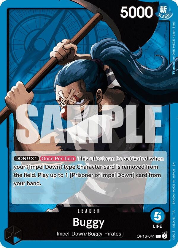 Image for Buggy (041) [OP16-041] - One Piece Card Game