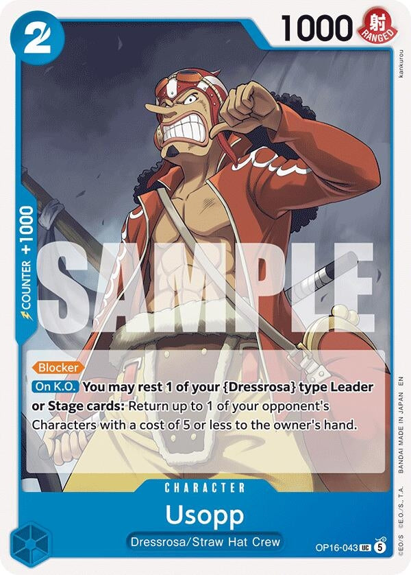 Image for Usopp [OP16-043] - One Piece Card Game