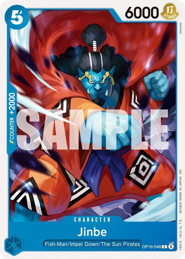 Image for Jinbe (046) [OP16-046] - One Piece Card Game