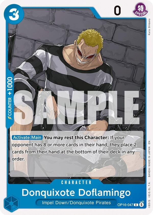 Image for Donquixote Doflamingo (047) [OP16-047] - One Piece Card Game