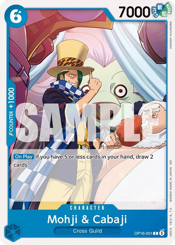 Image for Mohji & Cabaji [OP16-051] - One Piece Card Game
