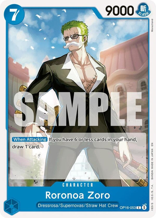 Image for Roronoa Zoro (053) [OP16-053] - One Piece Card Game