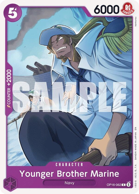 Image for Younger Brother Marine [OP16-062] - One Piece Card Game