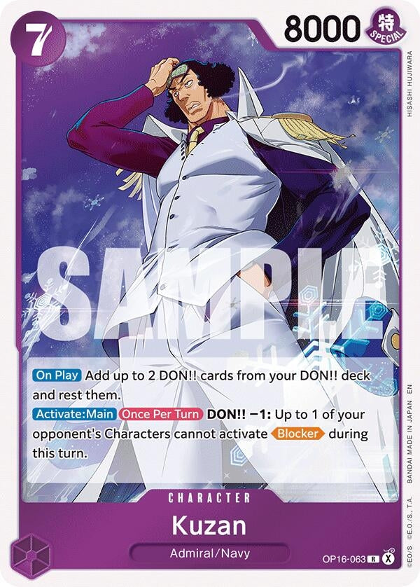Image for Kuzan [OP16-063] - One Piece Card Game