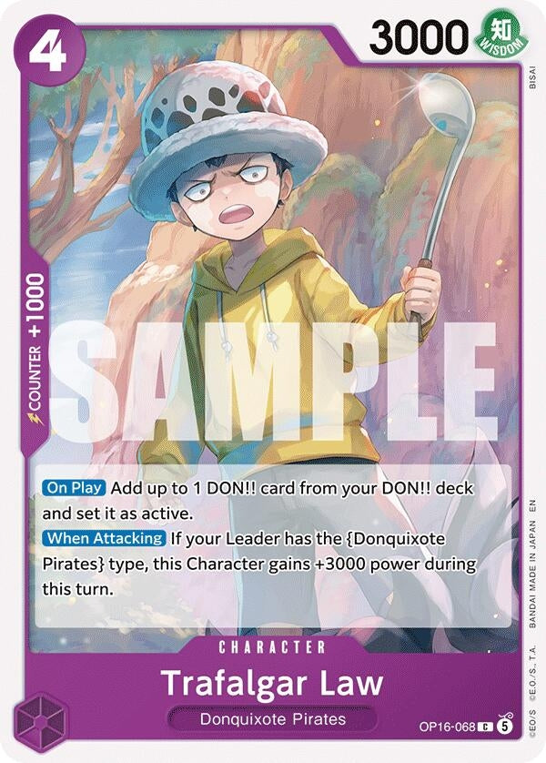 Image for Trafalgar Law (068) [OP16-068] - One Piece Card Game