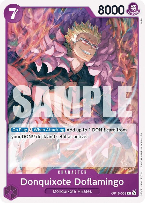 Image for Donquixote Doflamingo (069) [OP16-069] - One Piece Card Game