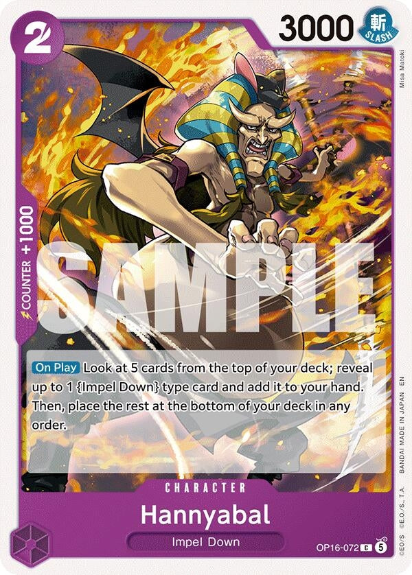 Image for Hannyabal [OP16-072] - One Piece Card Game