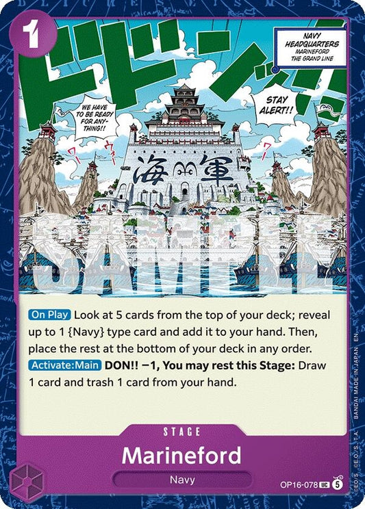 Image for Marineford [OP16-078] - One Piece Card Game