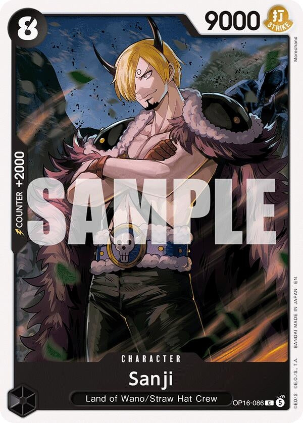 Image for Sanji [OP16-086] - One Piece Card Game