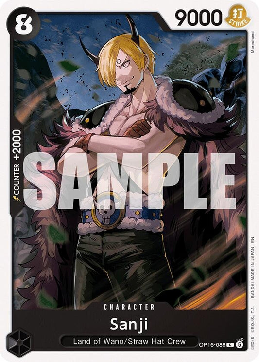 Image for Sanji [OP16-086] - One Piece Card Game