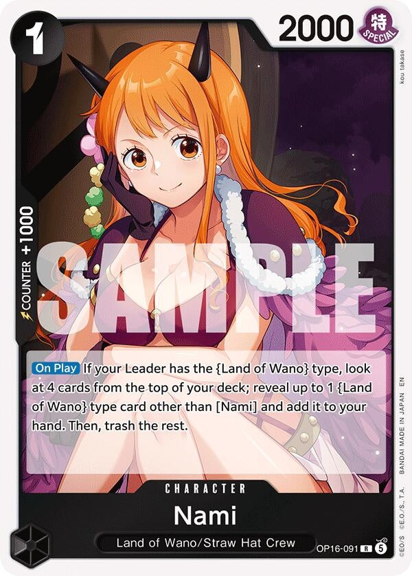 Image for Nami [OP16-091] - One Piece Card Game