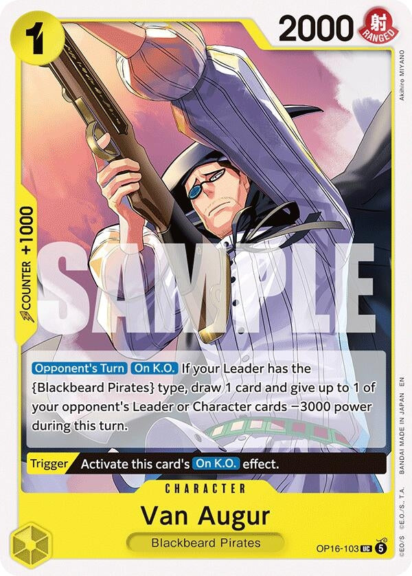 Image for Van Augur [OP16-103] - One Piece Card Game