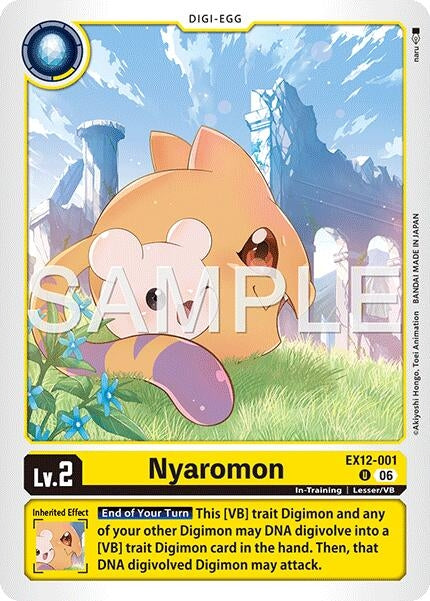 Image for Nyaromon [EX12-001 U] - Digimon Card Game