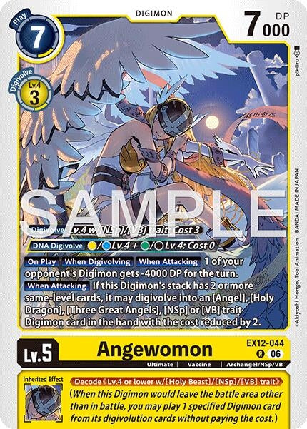 Image for Angewomon [EX12-044 R] - Digimon Card Game